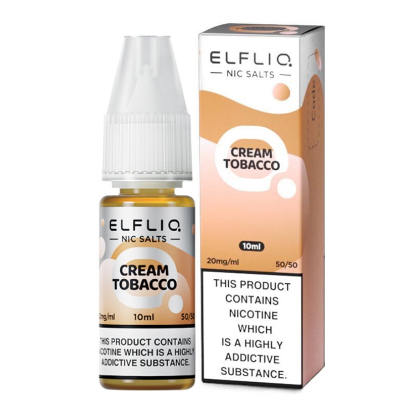 Elfliq Cream Tobacco Liquido pronto 10ml